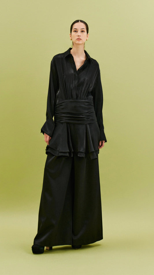Pantalone Lumina Palazzo Satin