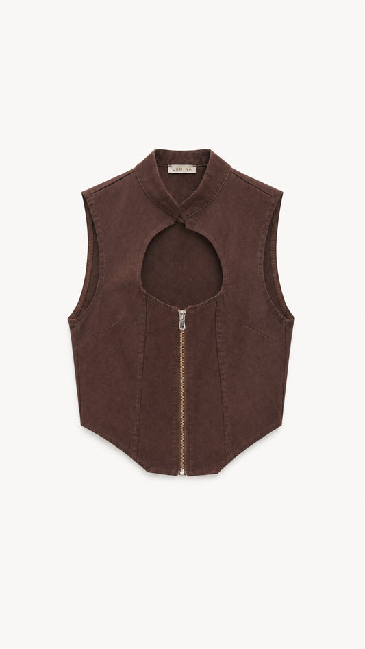 Gilet Lumina Peplum