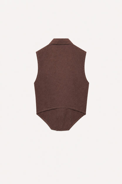 Gilet Lumina Peplum