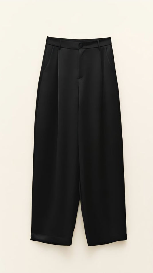 Pantalone Lumina Satin Black